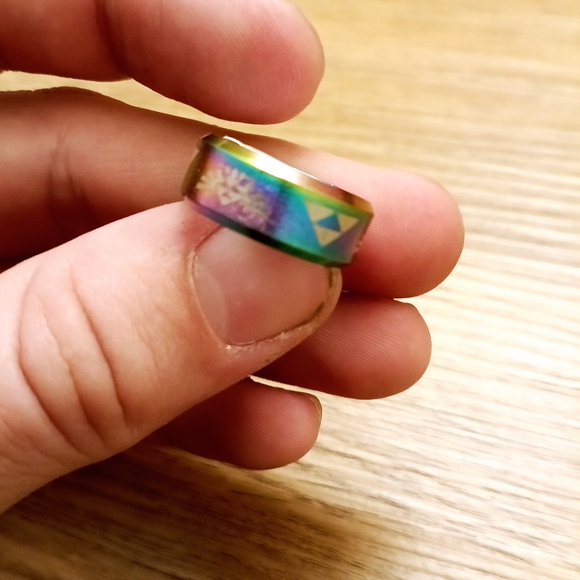 Colorful Geometric Pattern Ring - Picture 4 of 5
